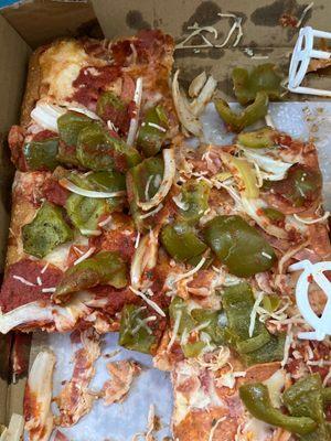 Sicilian pizza