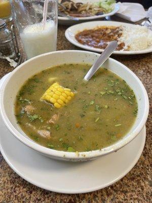 Sancocho de Gallina. Chicken soup.