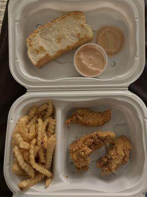 Three piece chicken