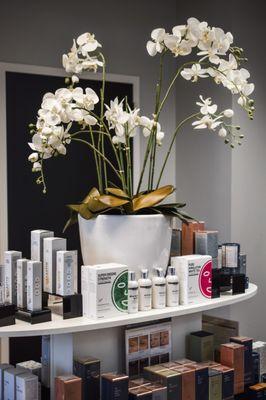 Main entryway and skincare display