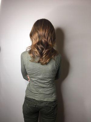 Root touch up with full balayage and olaplex treatment.