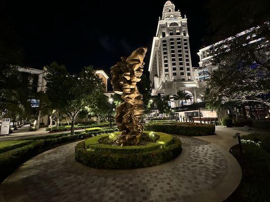 Modern art at The Plaza in Coral Gables