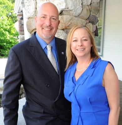 Our real estate team  My wife Darleen and I.