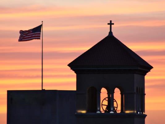 Nashville Sunset from The Adelicia. "Church and State"