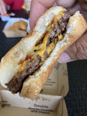 Double Bacon Quarter Pounder with Cheese, except only 1 patty.  WTF?