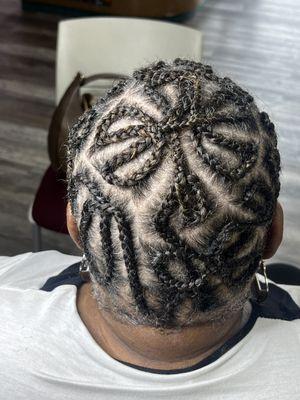 Bold head braids