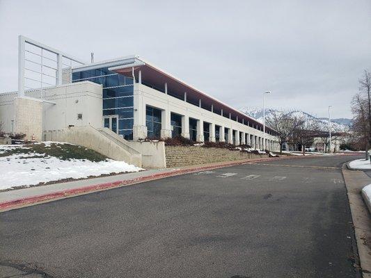 The exterior of the Medical Office Building attached to Cache Valler Hospital from the west driveway