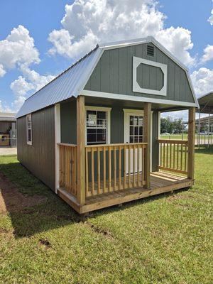 12' x 24' Lofted Barn Cabin. 
Perfect retreat from the busy hustle and bustle of life.