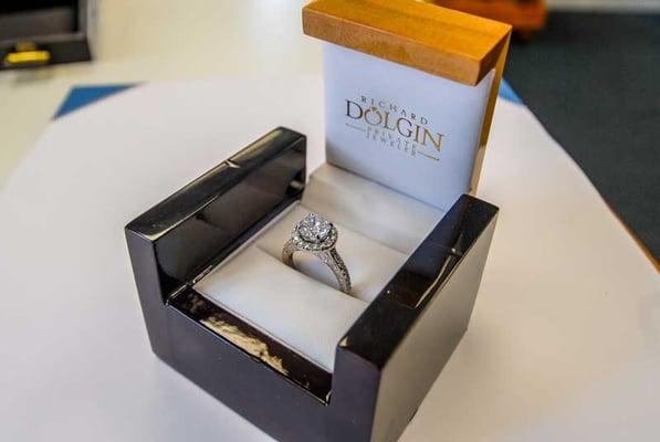 Engagement in Ring Dolgin's Box