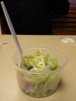 $4.00 salad.