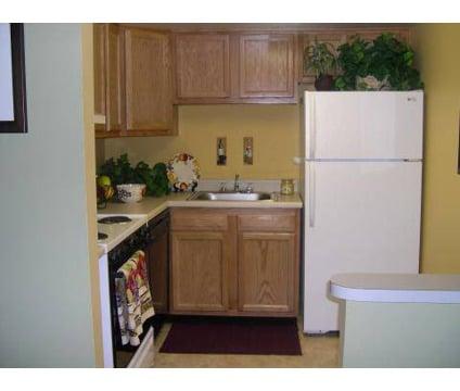 Crescent Pointe kitchen is equipped with frost free refrigerator, electric stove, dishwasher, and updated fixtures and lighting.