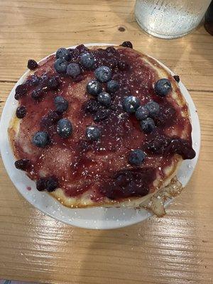 Blueberry White Chocolate Pancakes!