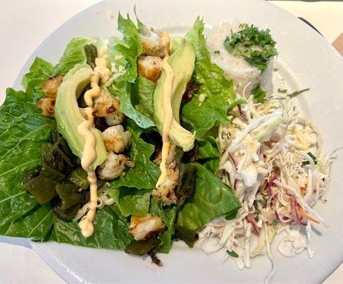 Gulf Shrimp Lettuce Tacos - good! (December, 2022)