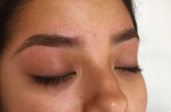 Eyebrow threading by Feride