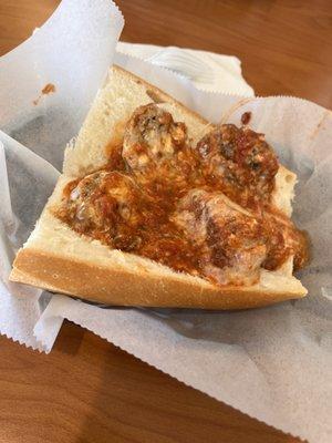 Meatball Sub, half size