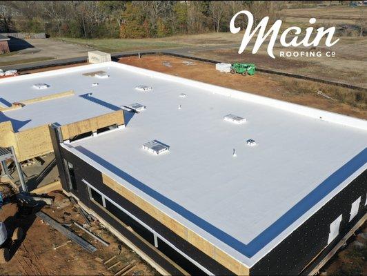 Commercial/flat roof/tpo roof installation