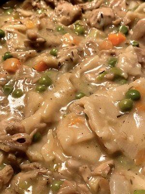 Jay's Old School Vegan Chick'n & Dumplings. 
Available Now!