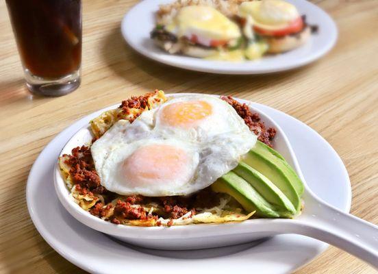 Chilaquiles with Chorizo