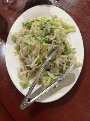 Fish noodles stir fry