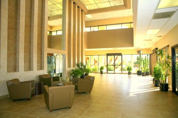 Bell Plaza lobby.