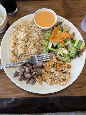 Chicken & Steak Hibachi Dinner ($16.50)