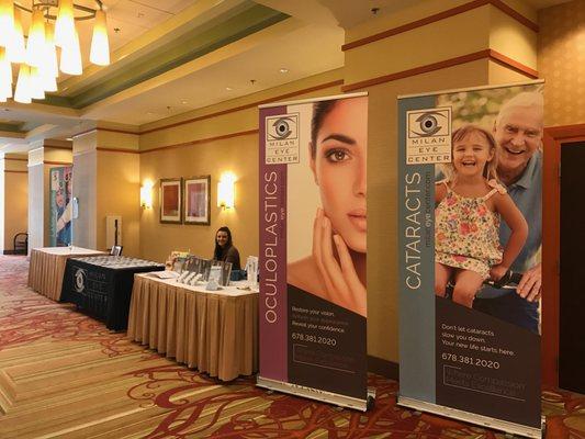 Milan Eye Center's Marketing Event in Kennesaw, GA.