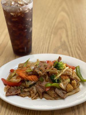 Pad Kee Mao with beef