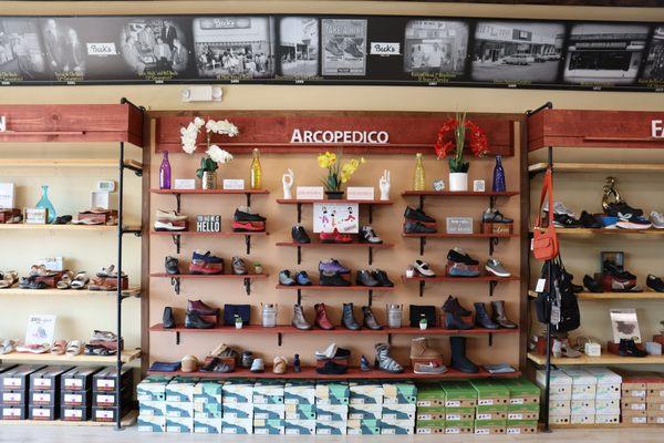 Come check out our Arcopedico selection. Colorful, comfortable and stylish.