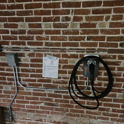 EV charger installation