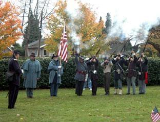 Salute - reenactment