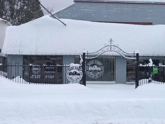 Base Camp in Winter in Mt. Shasta