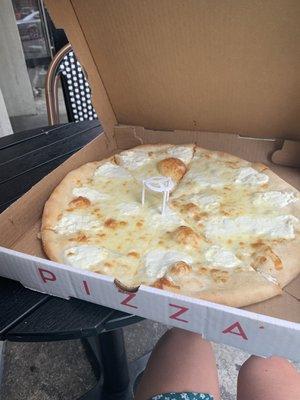 Personal White Pizza