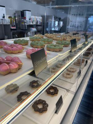 Mochi donut display