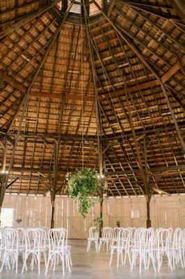 Octagon Barn interior