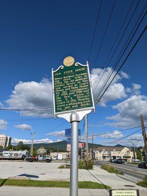 Old State House Historical Marker