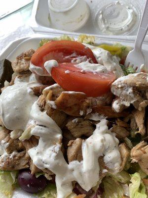 Greek Salad with Grilled Chicken