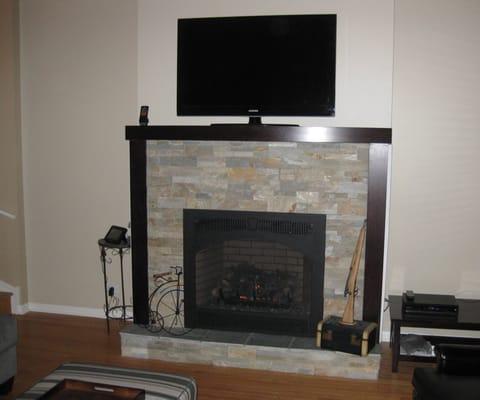 Finished product - Thanks Hearth and Home!