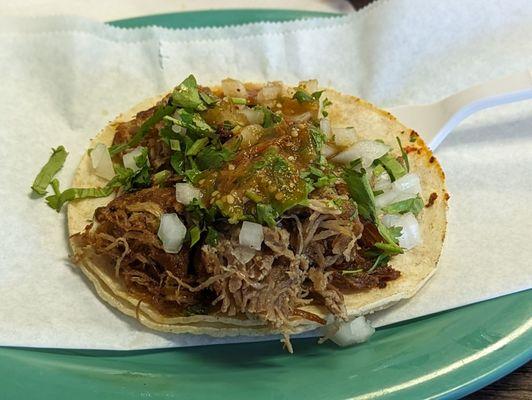 Carnitas taco