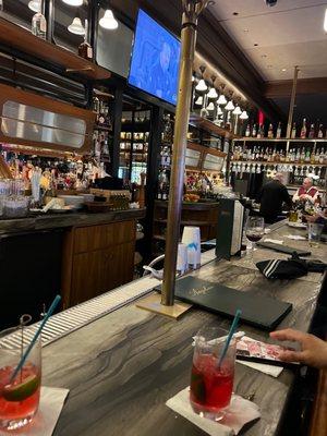 At the bar Angeline by Michael Symon