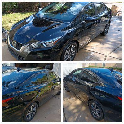 Express Detail with pet hair clean up on a Nissan Versa