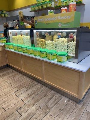 Popcorn side of the store