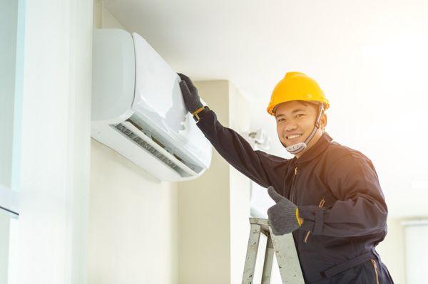 Split AC system installation