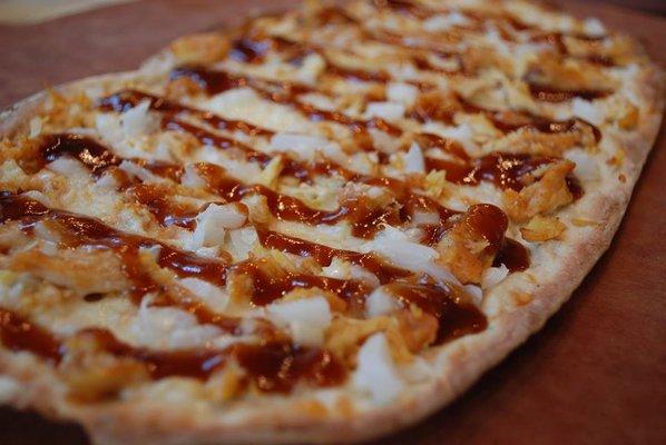 BBQ Chicken, Buffalo Chicken, and Build Your Own Flatbreads.