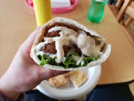 Falafel Pita Sandwich