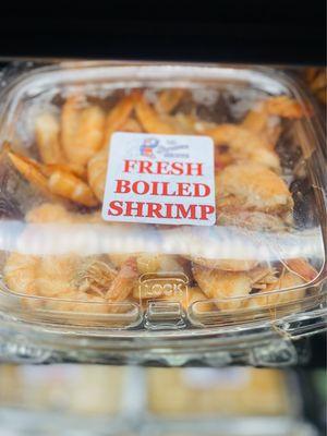 Fresh Boiled shrimp & many other grab & go gourmet foods...