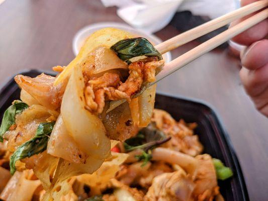 Drunken Noodles with Chicken