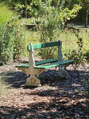 Even the benches are "scenic!!"