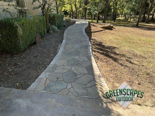 Paver walkway