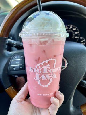 24oz Raspberry Italian Cream Soda