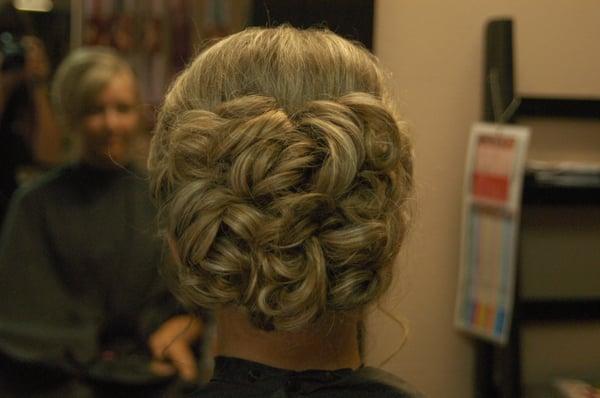 beautiful up-do